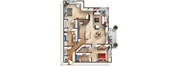 Mariposa Floor Plan at Arbour Commons, Westminster, Colorado