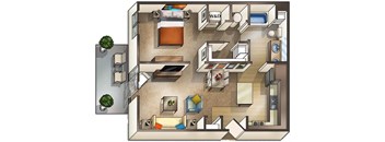 McIntosh Floor Plan at Arbour Commons, Colorado