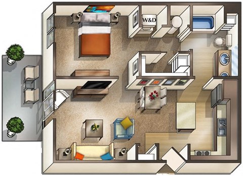 McIntosh Floor Plan at Arbour Commons, Colorado