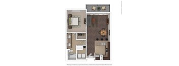 The Joplin Floor Plan at The Maywood, Oklahoma City, Oklahoma