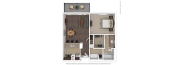 The Presley Floor Plan at The Maywood, Oklahoma City, OK