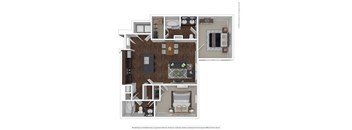 The Spears Floor Plan at The Maywood, Oklahoma