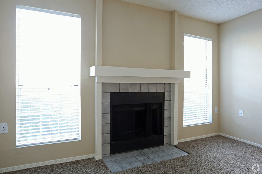 Fireplace Living Area at Champions Club, Virginia, 23060