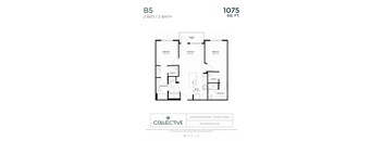 B5 Floor Plan at The Collective NoDa, North Carolina, 28205