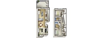 fuji Floor Plan at Arbour Commons, Westminster