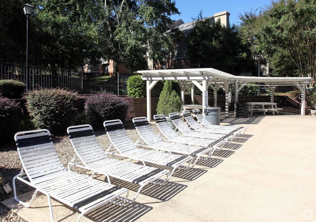 Poolside Chairs at Hunters Chase, North Carolina, 27409