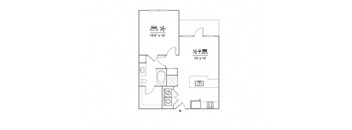 A1 Floor Plan at Cue Luxury Apartments, Cypress, TX, 77433