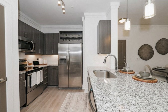 Granite Counter Tops at Cue Luxury Apartments, Texas, 77433