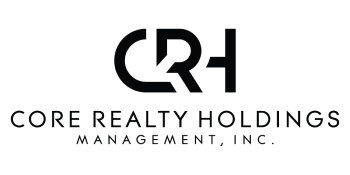 The image is a logo of Core Realty Holdings Management, Inc.
