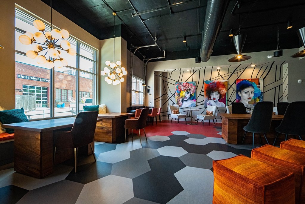 cowork space at The Collective NoDa, Charlotte, NC