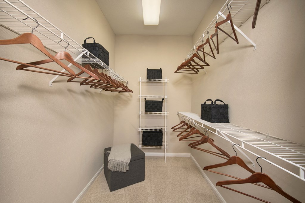 Apartment for rent with large walk-in closet