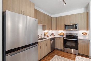 Gourmet chef kitchen with stainless steel appliances - Photo Gallery 23