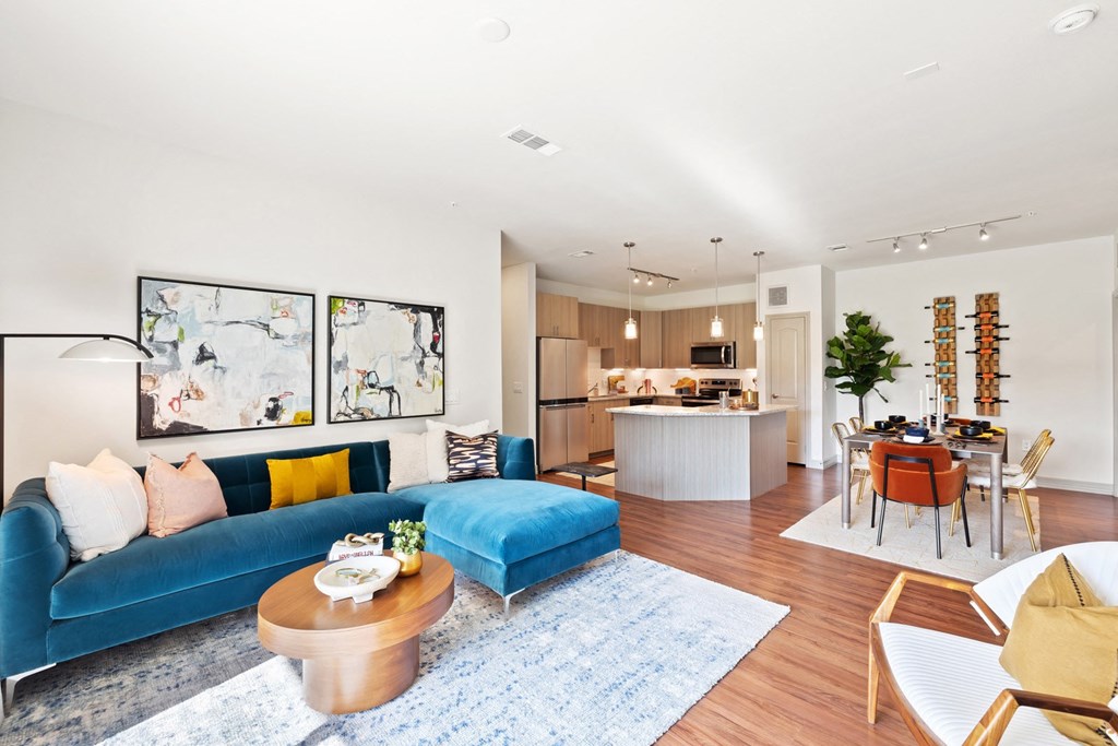 Apartment with spacious living area