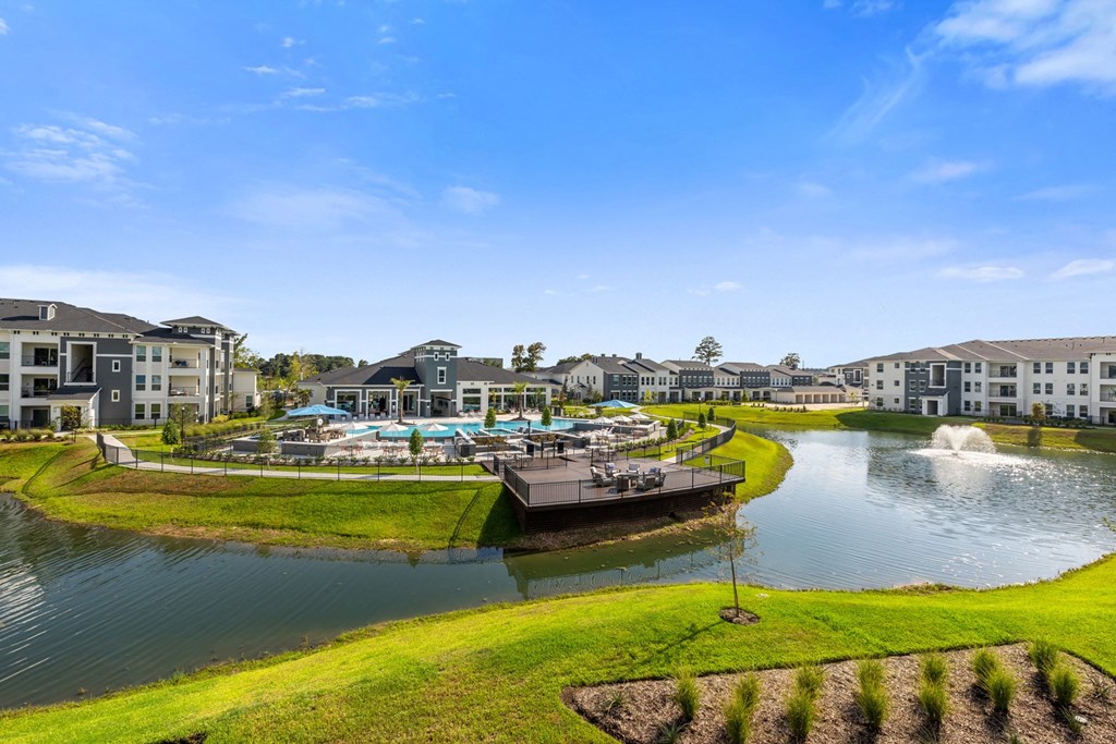 The Canopy apartments with lakeside resort style pool 