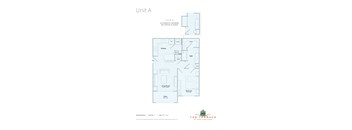 unit a unit a floor plan  apartments for rent  the trace