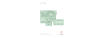 Luxury 1 bedroom apartment with garage and patio