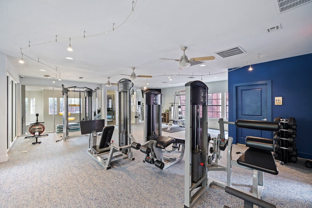 The Belmont's resident fitness center