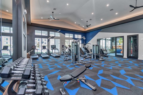 24-hour Fully-Equipped Fitness Center 