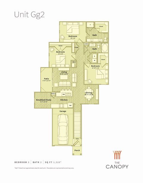 3 Bedroom luxury apartment