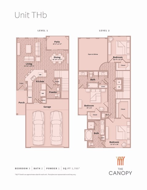 3 Bedroom townhouse for rent