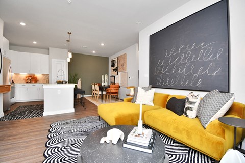 Interior of an apartment at The Terrace