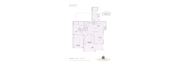 unit c floor plan  the terrace apartments  clearwater