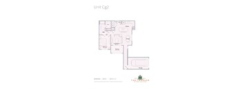 unit c2 unit cc2 floor plan  the terrace  clearwater