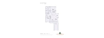 a floor plan of unit f1  the terrace floor plans