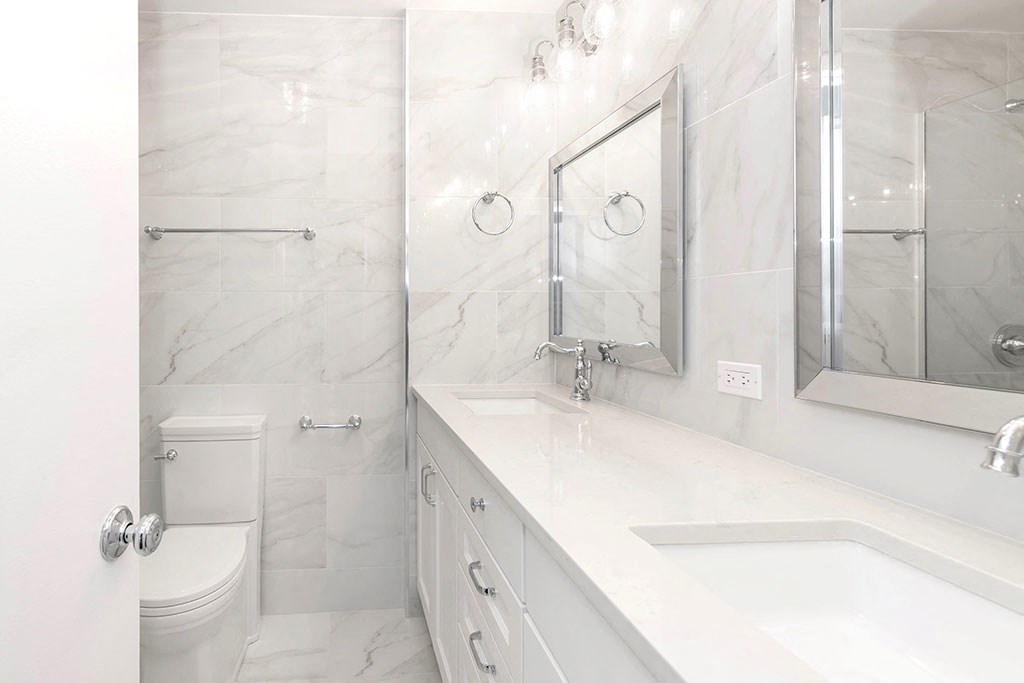 Astor House Master Bathroom with Two Sinks