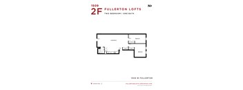 Fullerton Lofts Two Bedroom Floor Plan