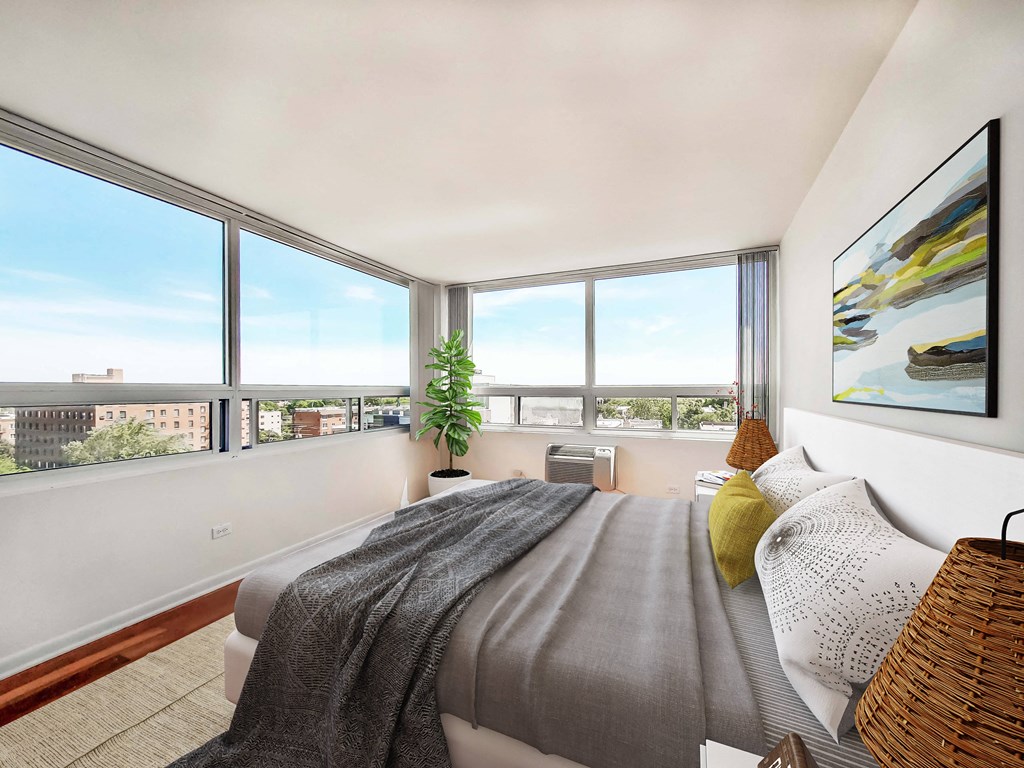 One Bedroom Floor Plan Evanston