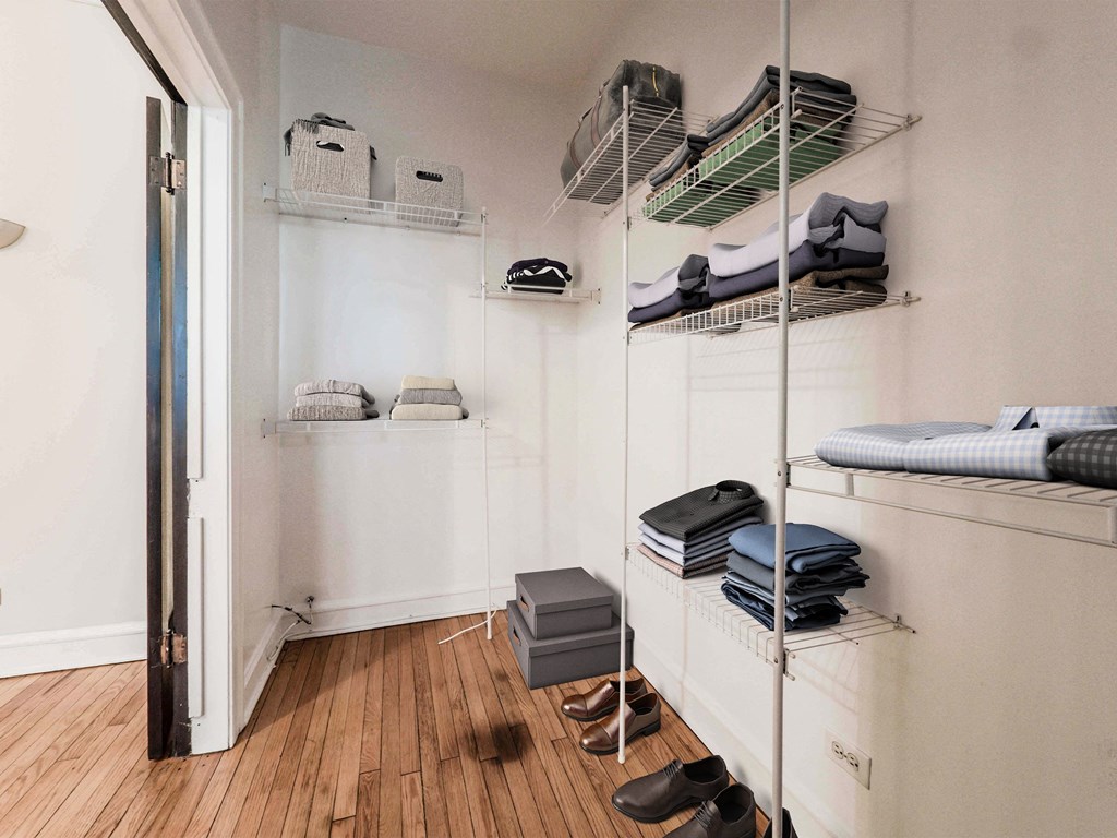 Berteau Manor - One Bedroom Closet