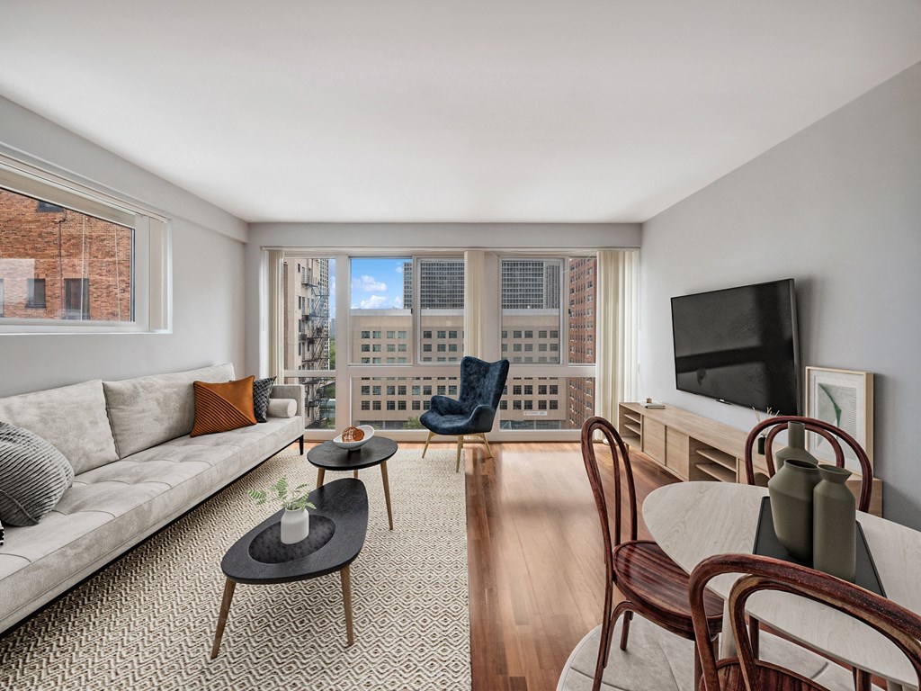 one bedroom floor plan living room