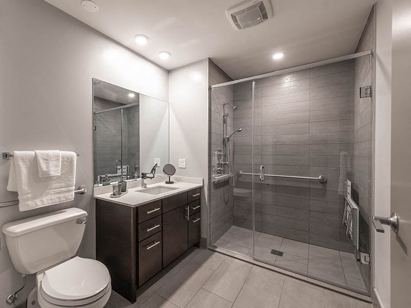 Lofts at River East Bathroom Model