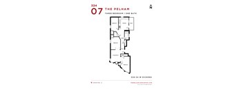 The Pelham Three Bedroom Floor Plan