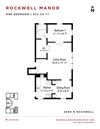 Rockwell Manor - One Bedroom Floorplan Rockwell Manor - One Bedroom Floorplan