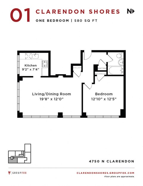 Clarendon Shores - One Bedroom