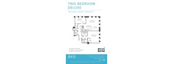 Axis Two Bedroom Deluxe Apartment