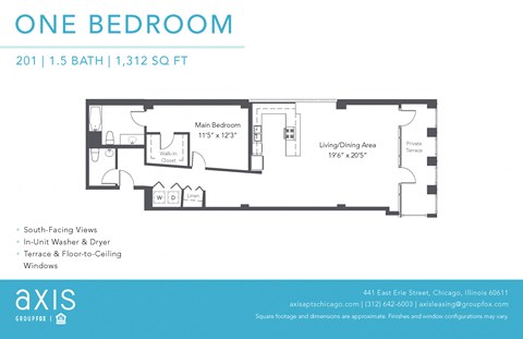 Axis One Bedroom Loft