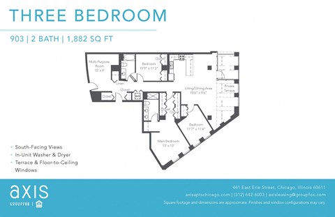 Axis Three Bedroom Loft