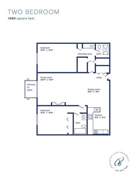 Barrington Lakes Apartments - Two Bedroom