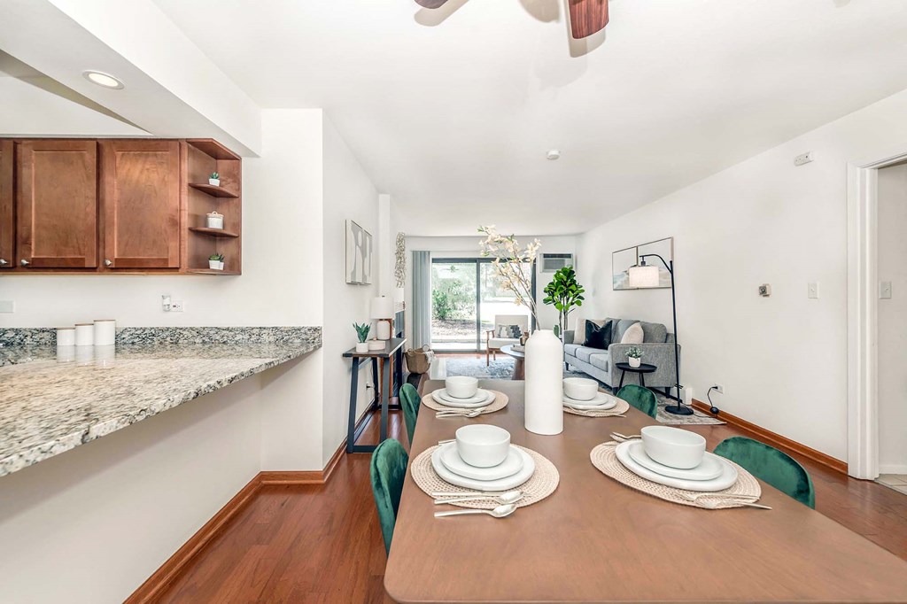 One Bedroom Plus Den Floor Plan