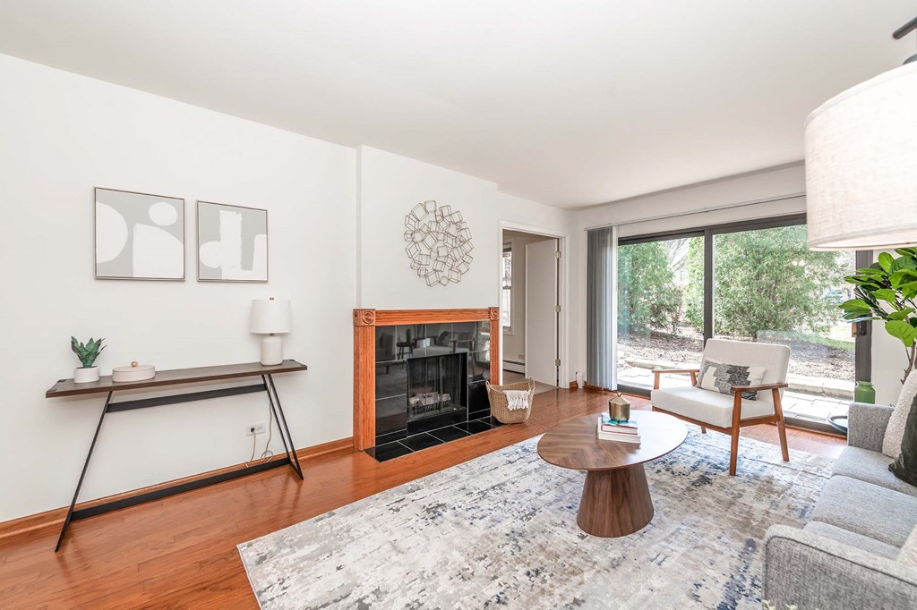 One Bedroom Plus Den Floor Plan