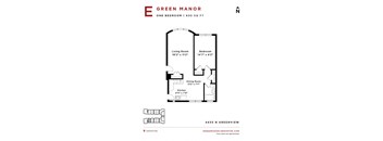 Green Manor - Studio Floorplan E