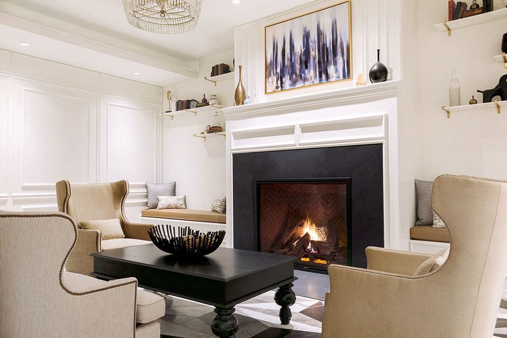 Astor House Lobby Fireplace