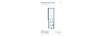 Studio Loft Apartment Floor Plan Streeterville