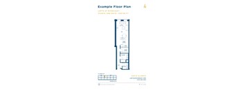 Convertible Studio Loft Floor Plan
