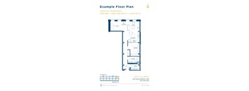 One Bedroom Plus Den Loft Floor Plan