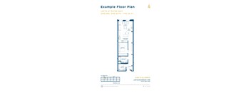 One Bedroom Loft Floor Plan