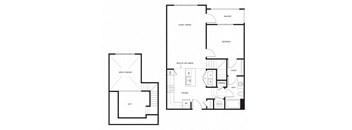a blueprint of a floor plan of a house